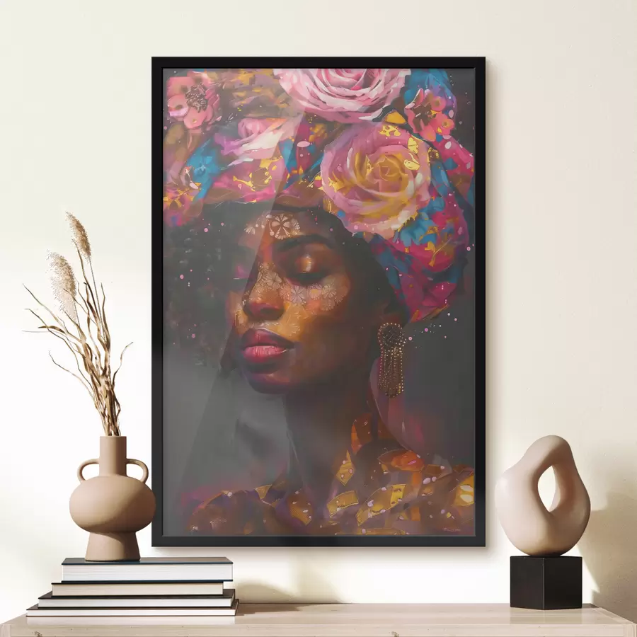 Fototapetes Afro sieviete f40182