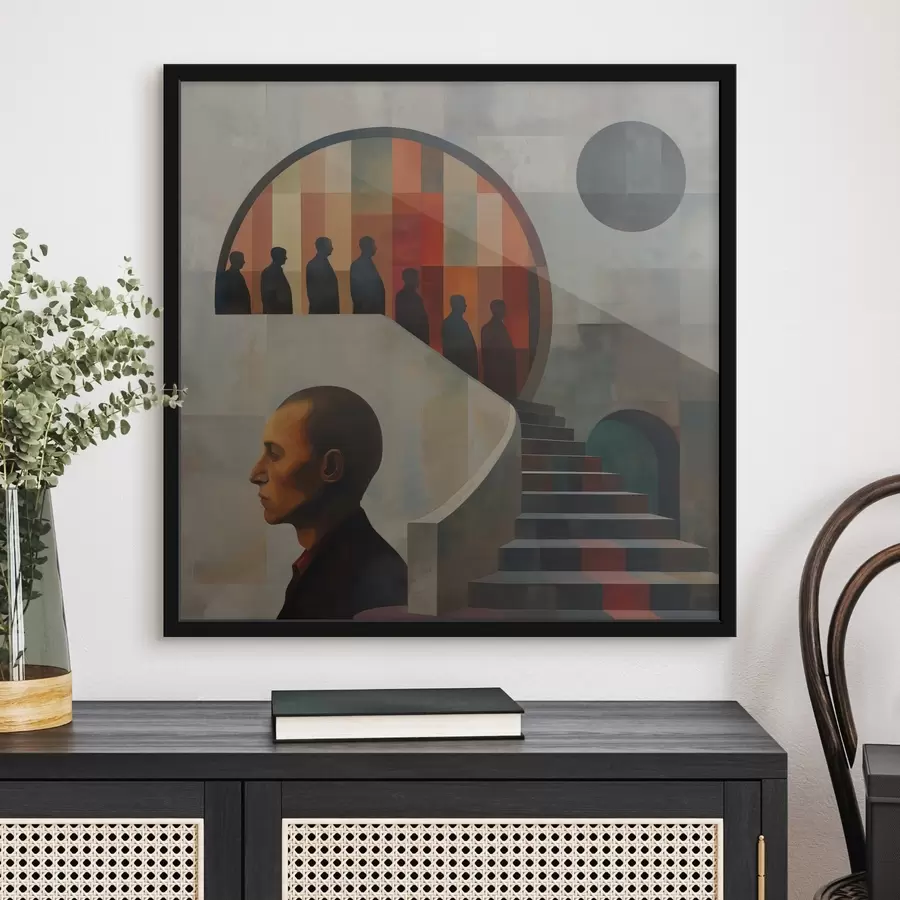 Fototapetes modernas kāpnes ilustrācija f40238