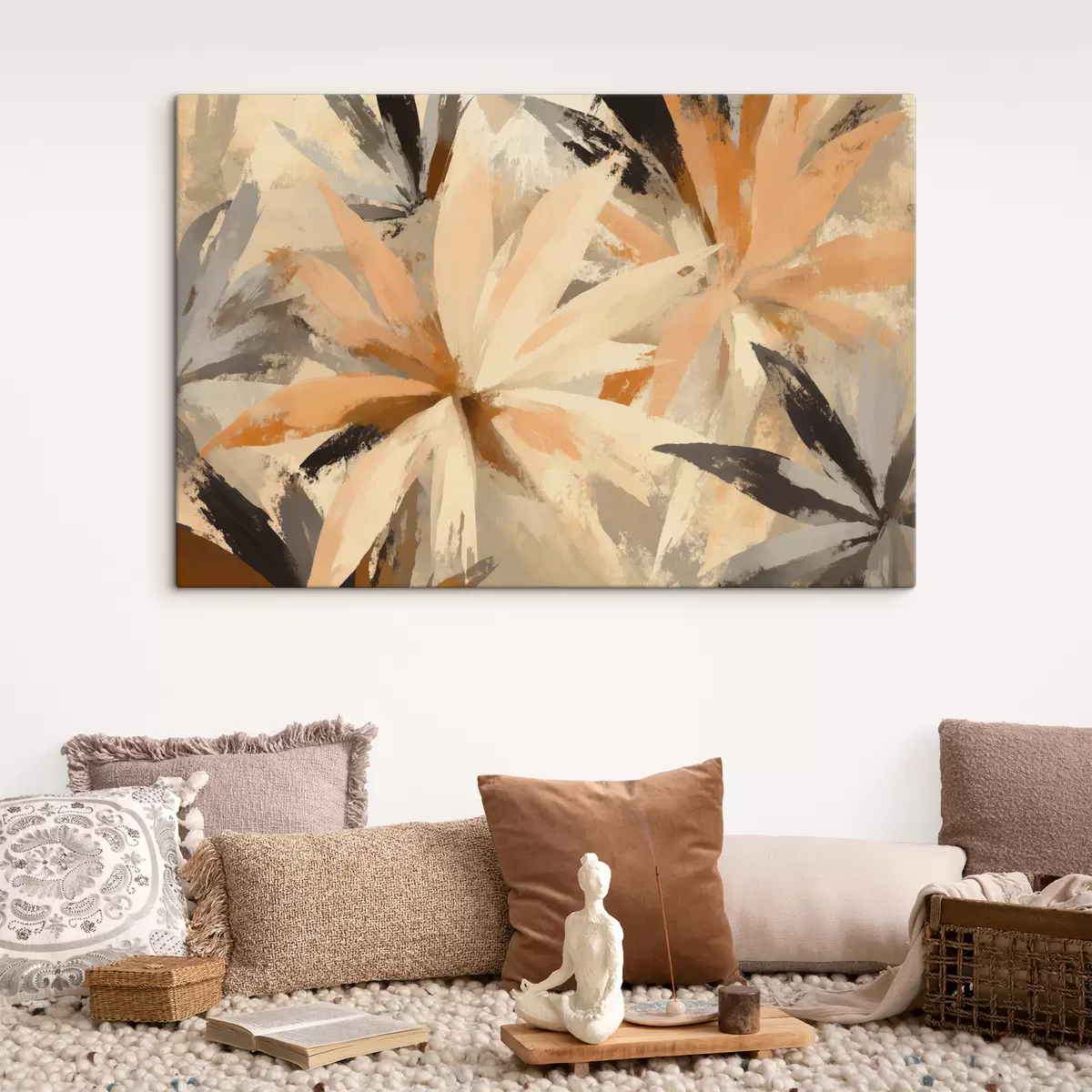 Glezna Abstrakti ziedi s40265