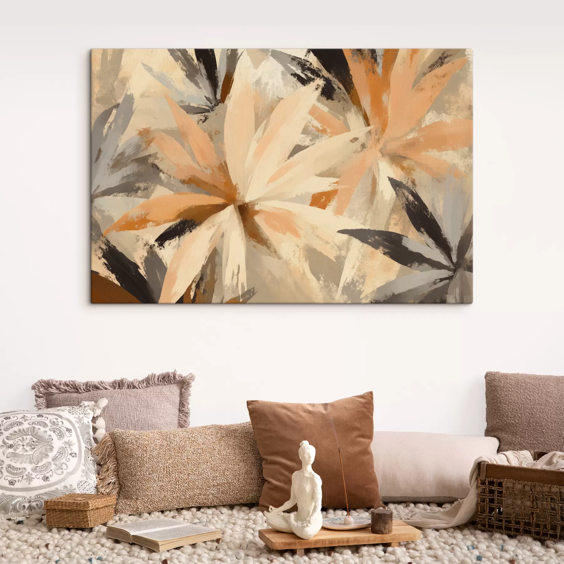 Fototapetes Abstrakti ziedi s40265