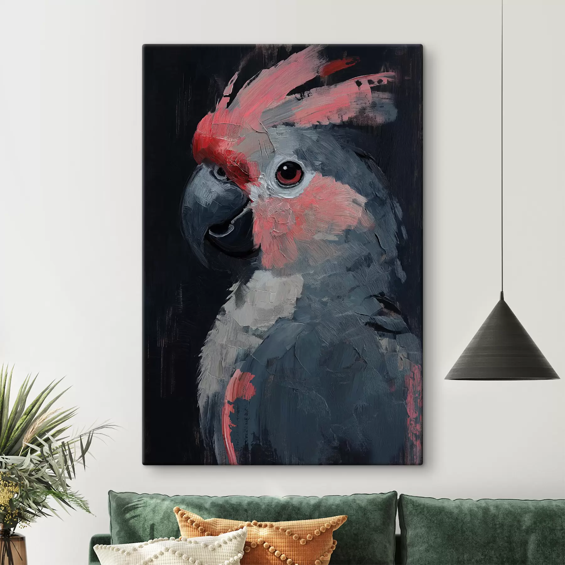 Fototapetes Papagailis ir krāsots ar akrilu s40266