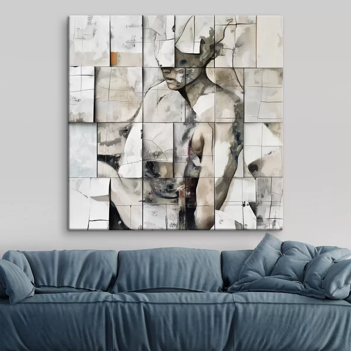 Glezna Cilvēka abstrakcija s40273