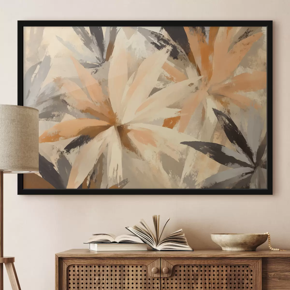 Plakāts Abstrakti ziedi f40265