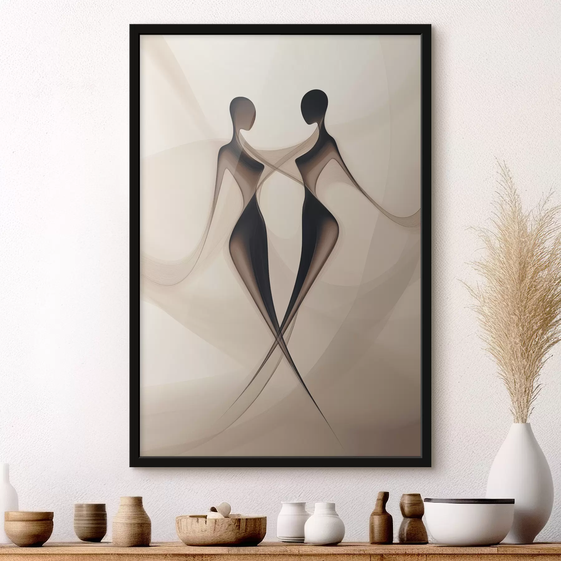 Glezna Abstrakti silueti f40279