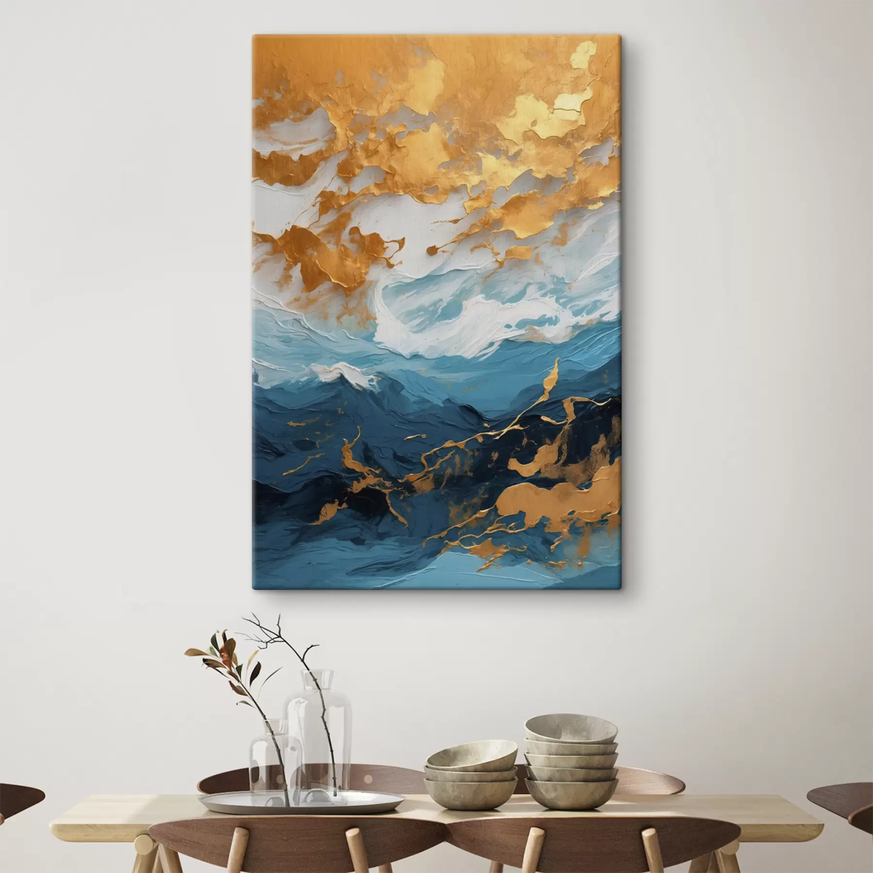 Fototapetes Abstraktā eļļas glezna s40342