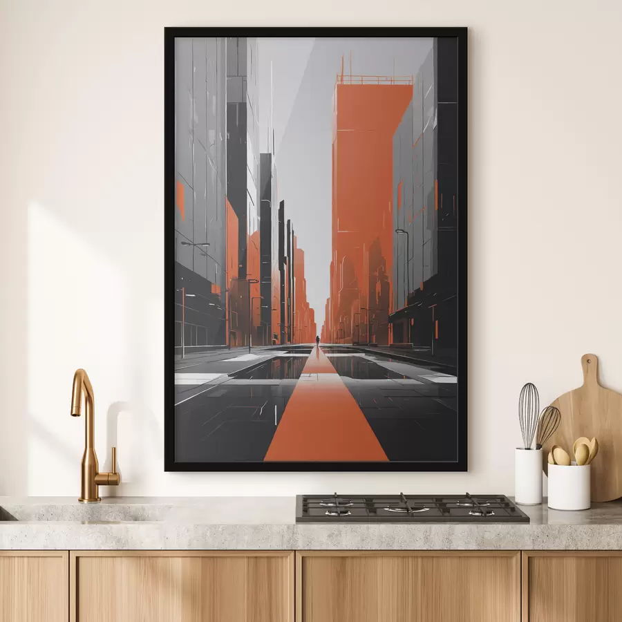 Fototapetes Nākotnes pilsēta f40336