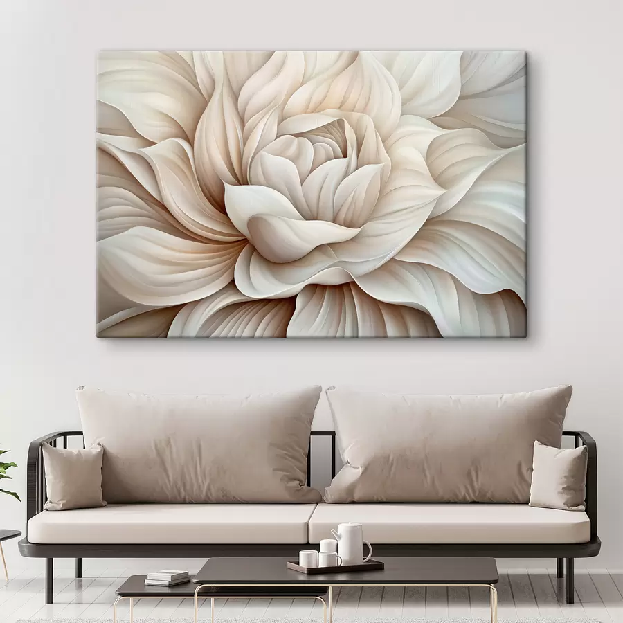 Glezna Liela abstrakta zieda ziedlapiņas s40352