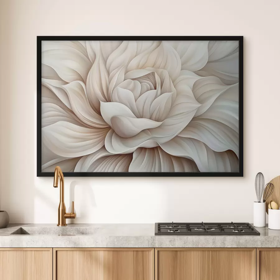 Fototapetes Liela abstrakta zieda ziedlapiņas f40352