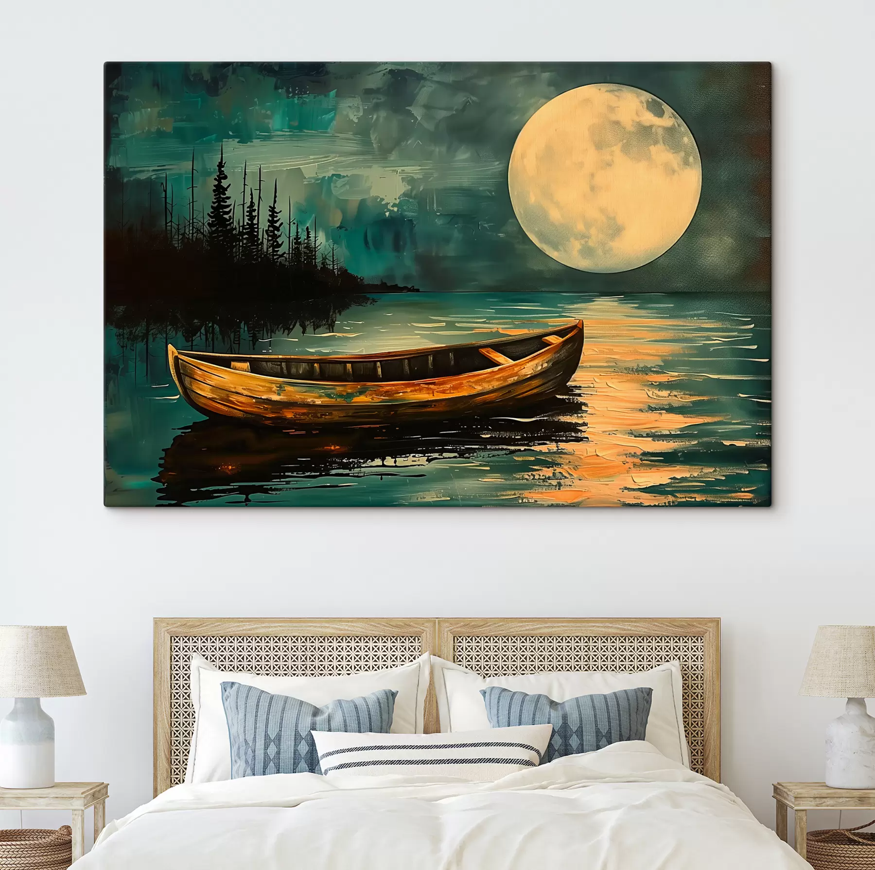 Fototapetes Laiva uz zvaigžņoto debesu fona s40442