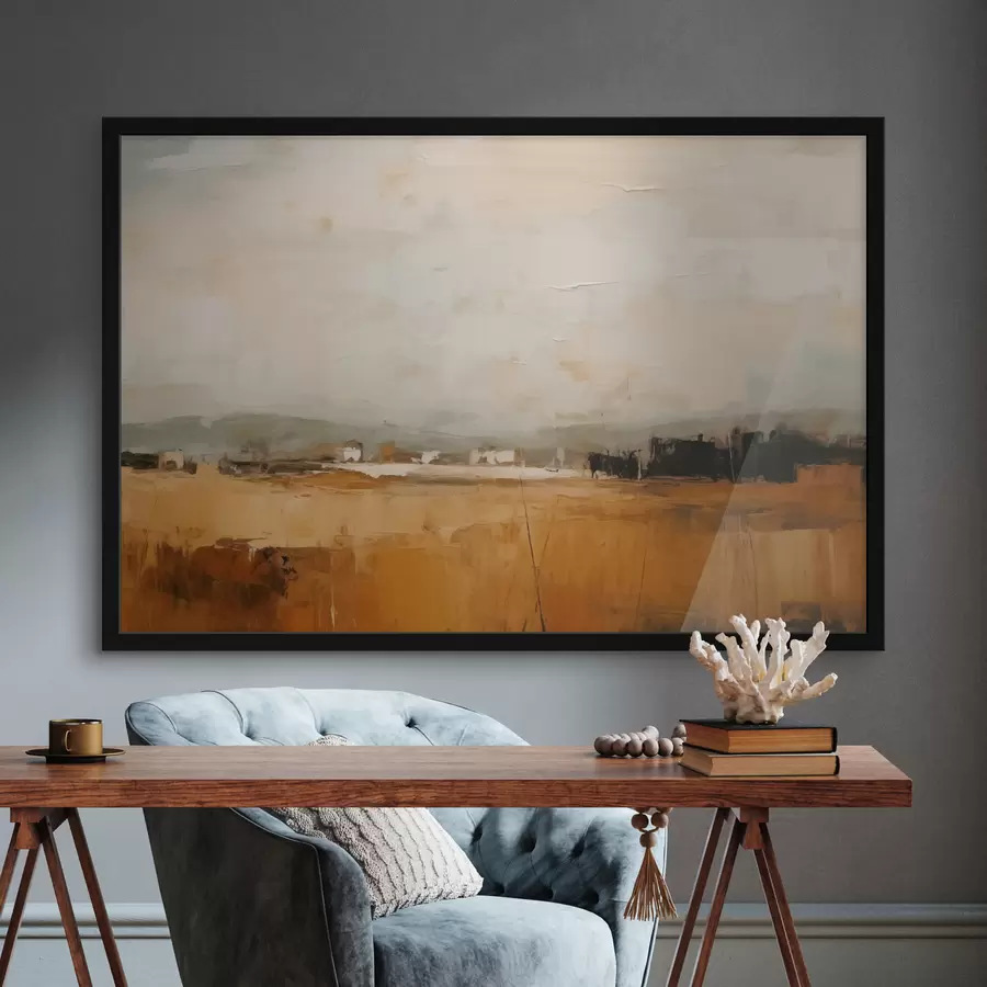 Fototapetes Abstrakta lauka glezna, otas triepienu imitācija f40534