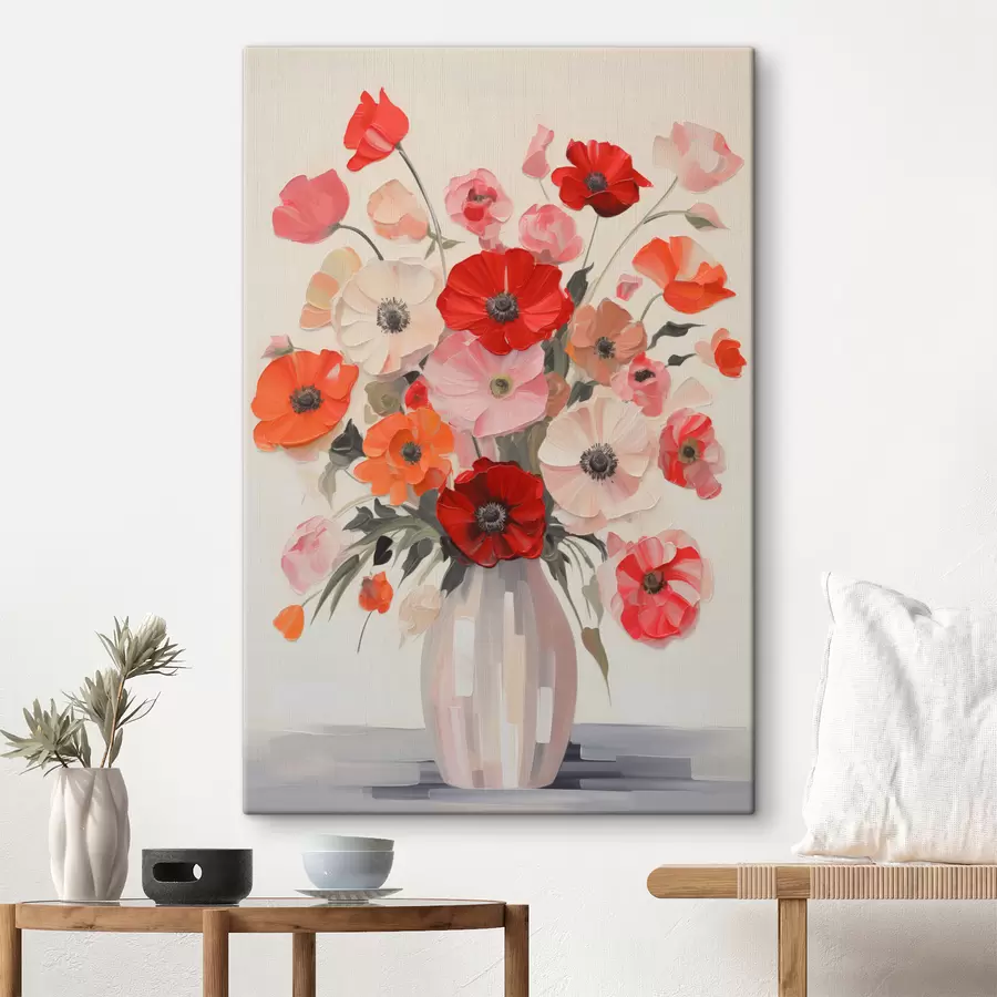 Glezna Ziedu pušķis vāzē s40433