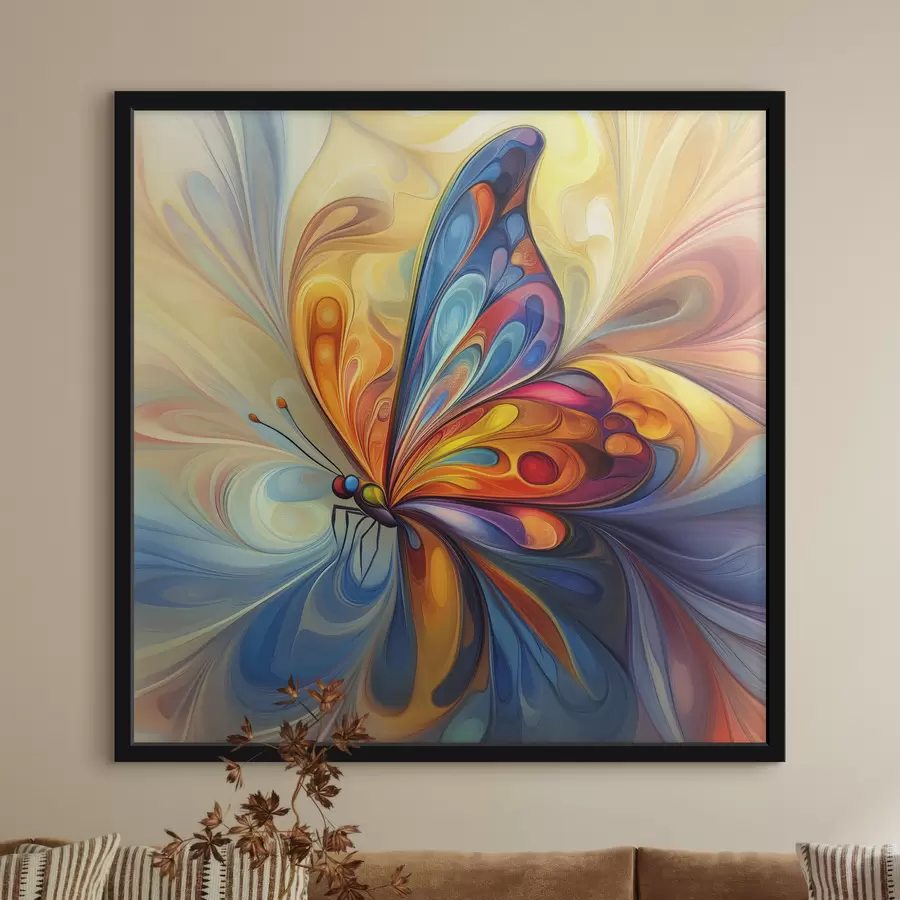 Fototapetes Abstrakts tauriņš f40451