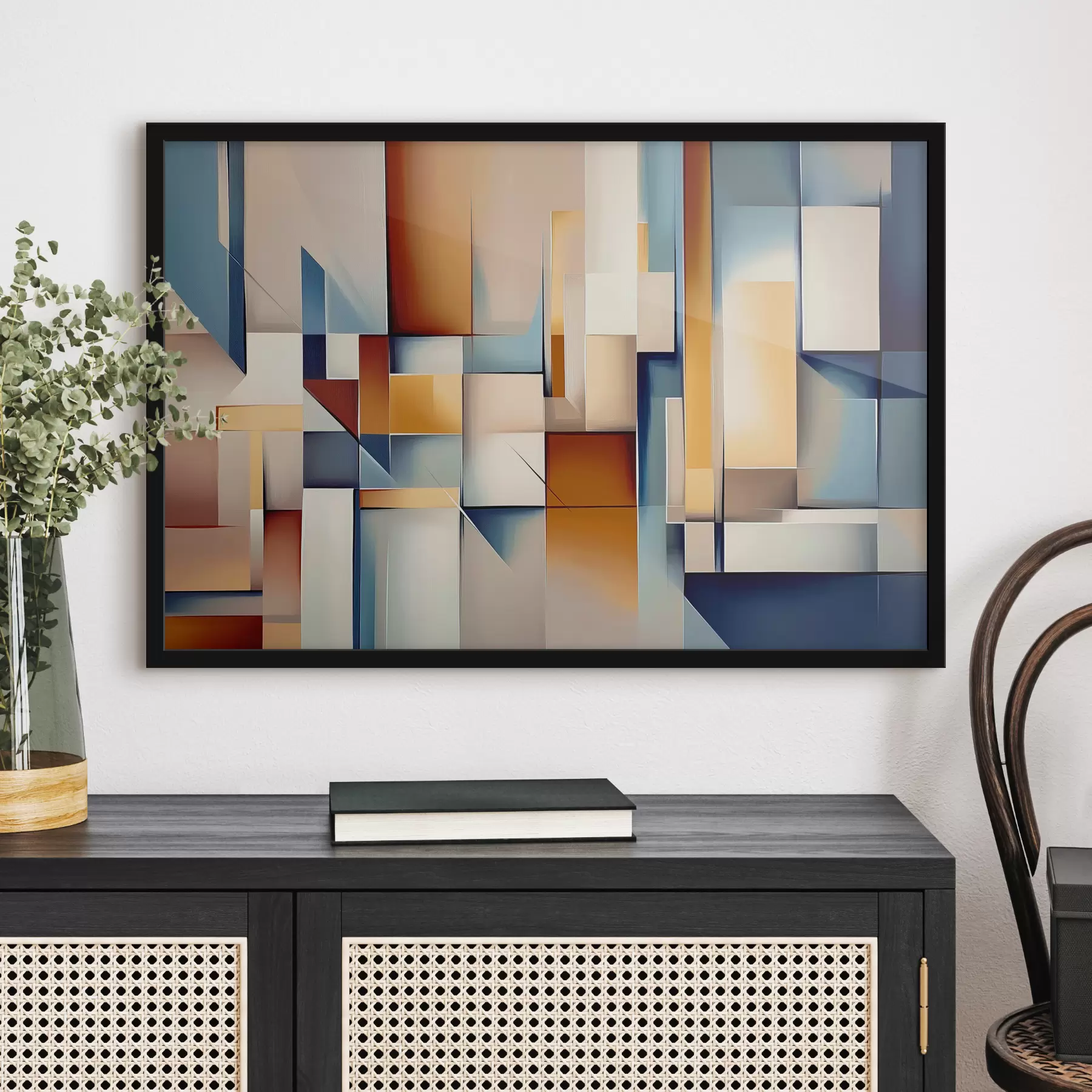 Glezna Ģeometriskā abstrakcija f40452