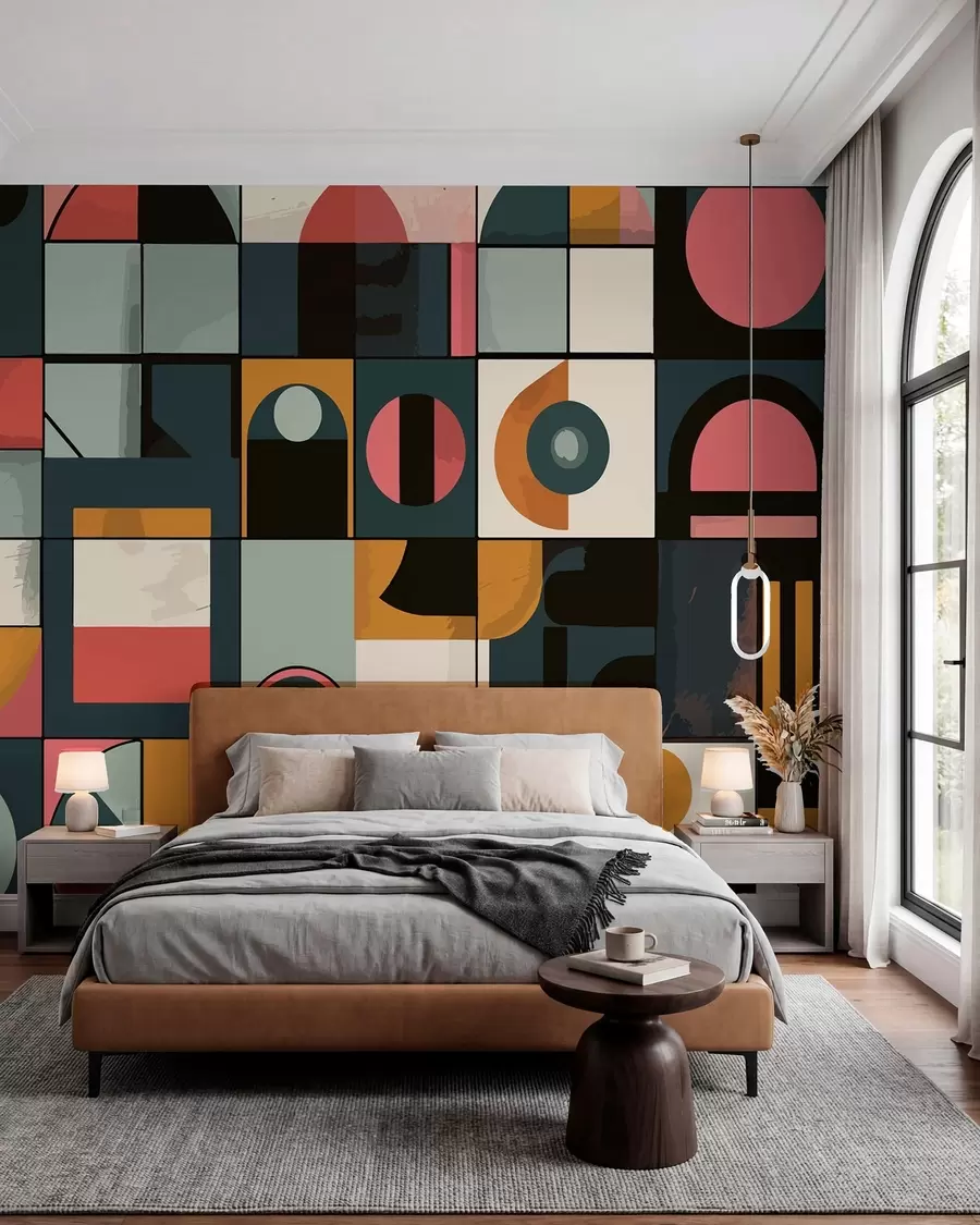 Fototapetes Bahaus stils w01075