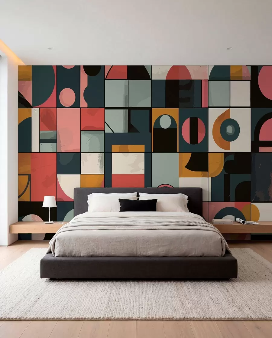 Fototapetes Bahaus stils w01075