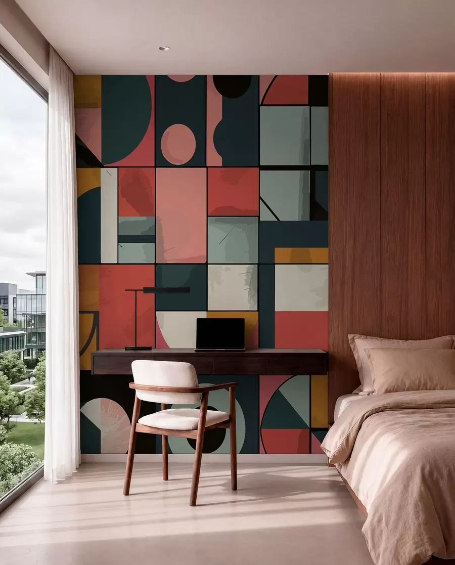 Fototapetes Bahaus stils w01075