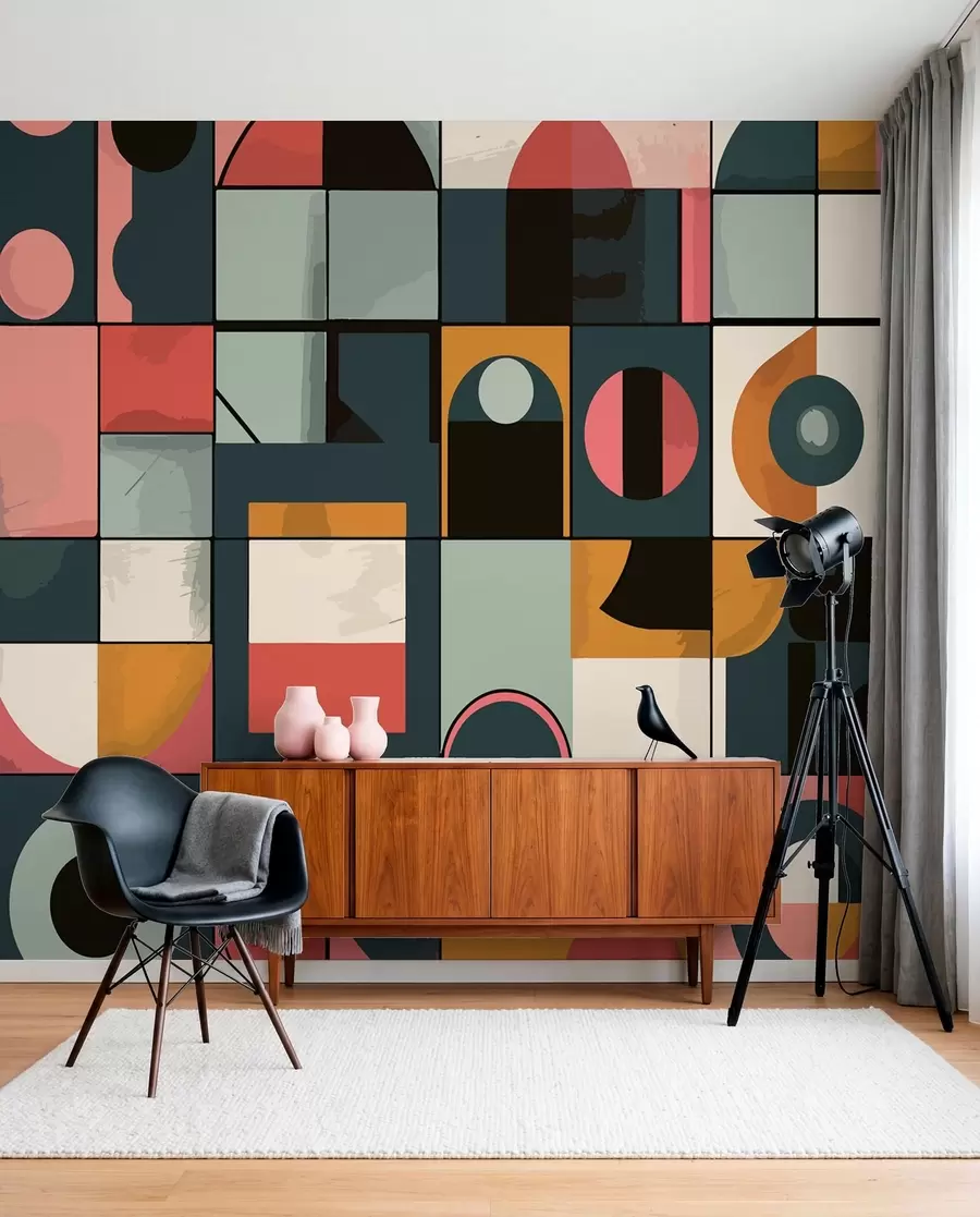 Fototapetes Bahaus stils w01075