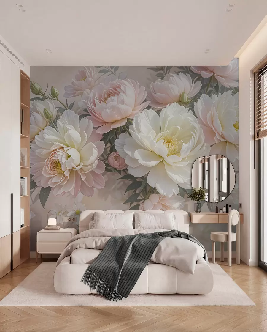 Fototapetes Peoniju dārzs w08276