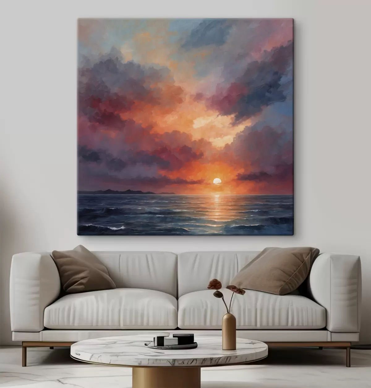 Glezna Saulriets pie jūras s40631