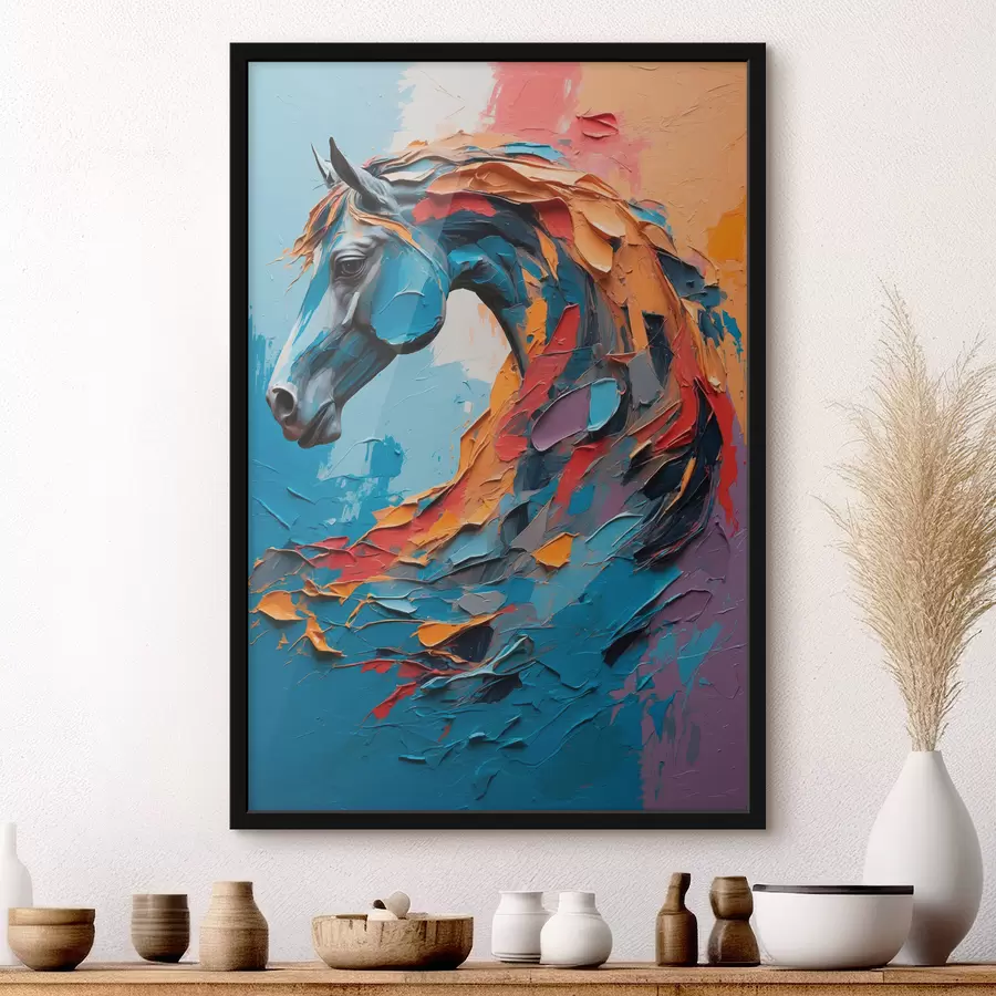 Fototapetes Abstrakta zirga galva f40694