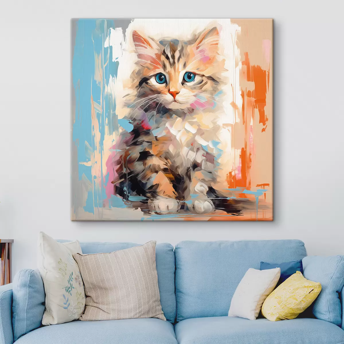 Glezna Kaķēns ar otas triepieniem s40735