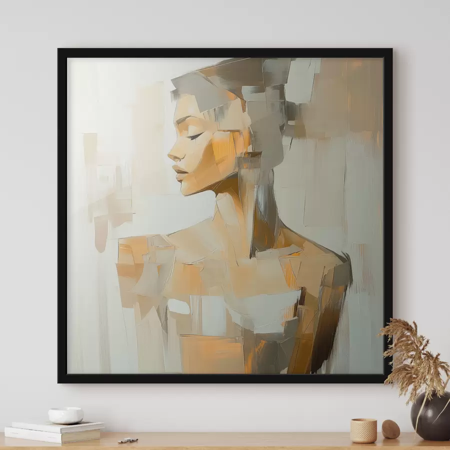 Fototapetes Sievietes abstrakcija ar otas triepieniem f40739