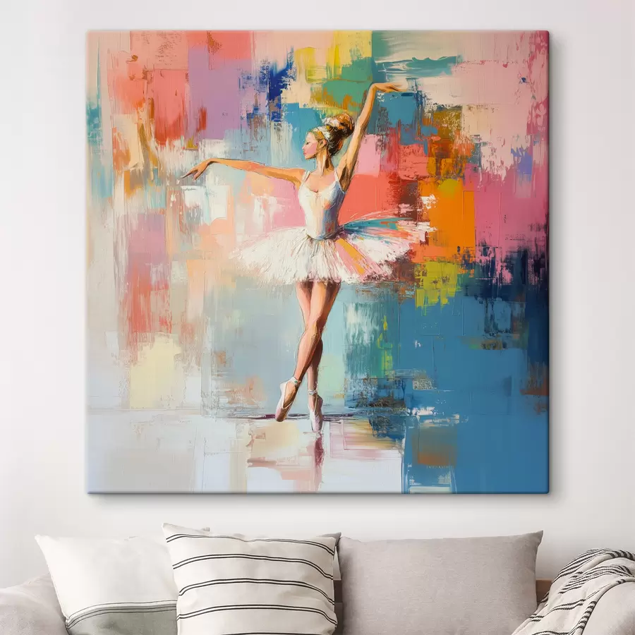 Glezna Balerīna abstrakcija s40826