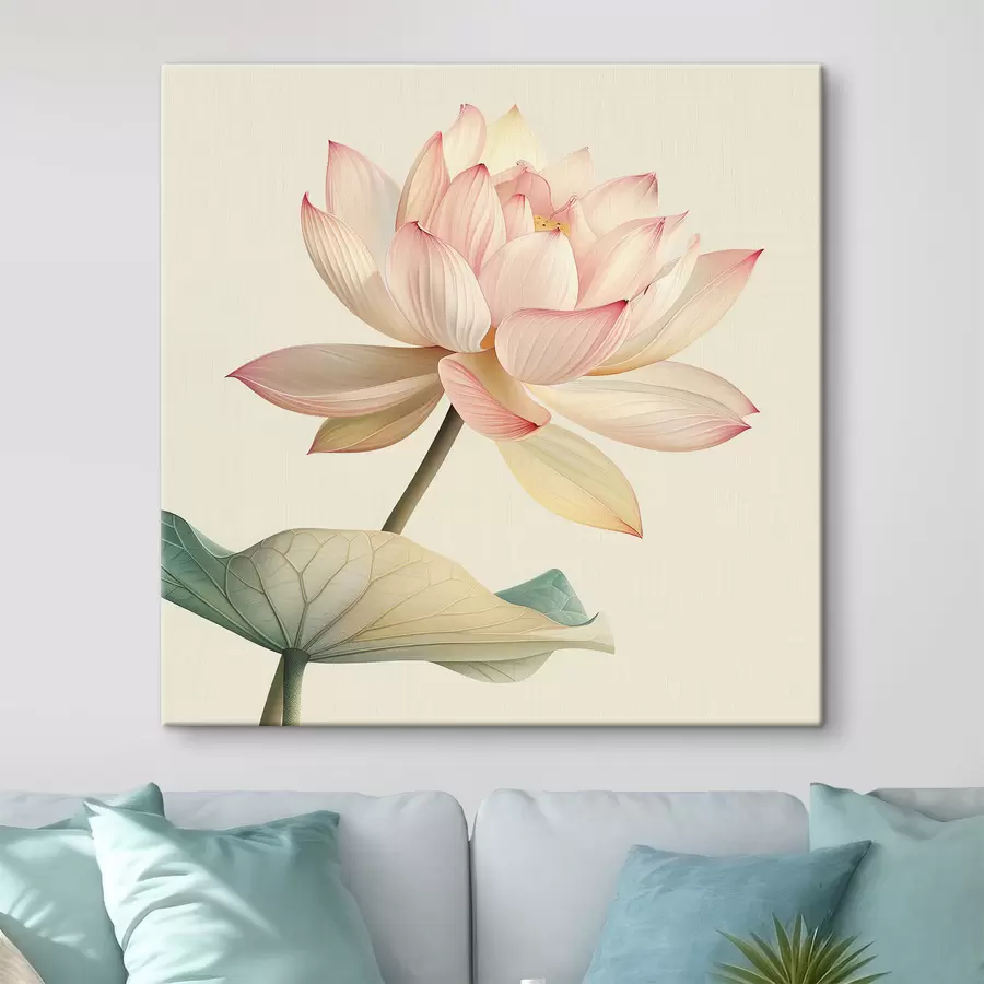 Glezna Liels lotosa zieds s40771