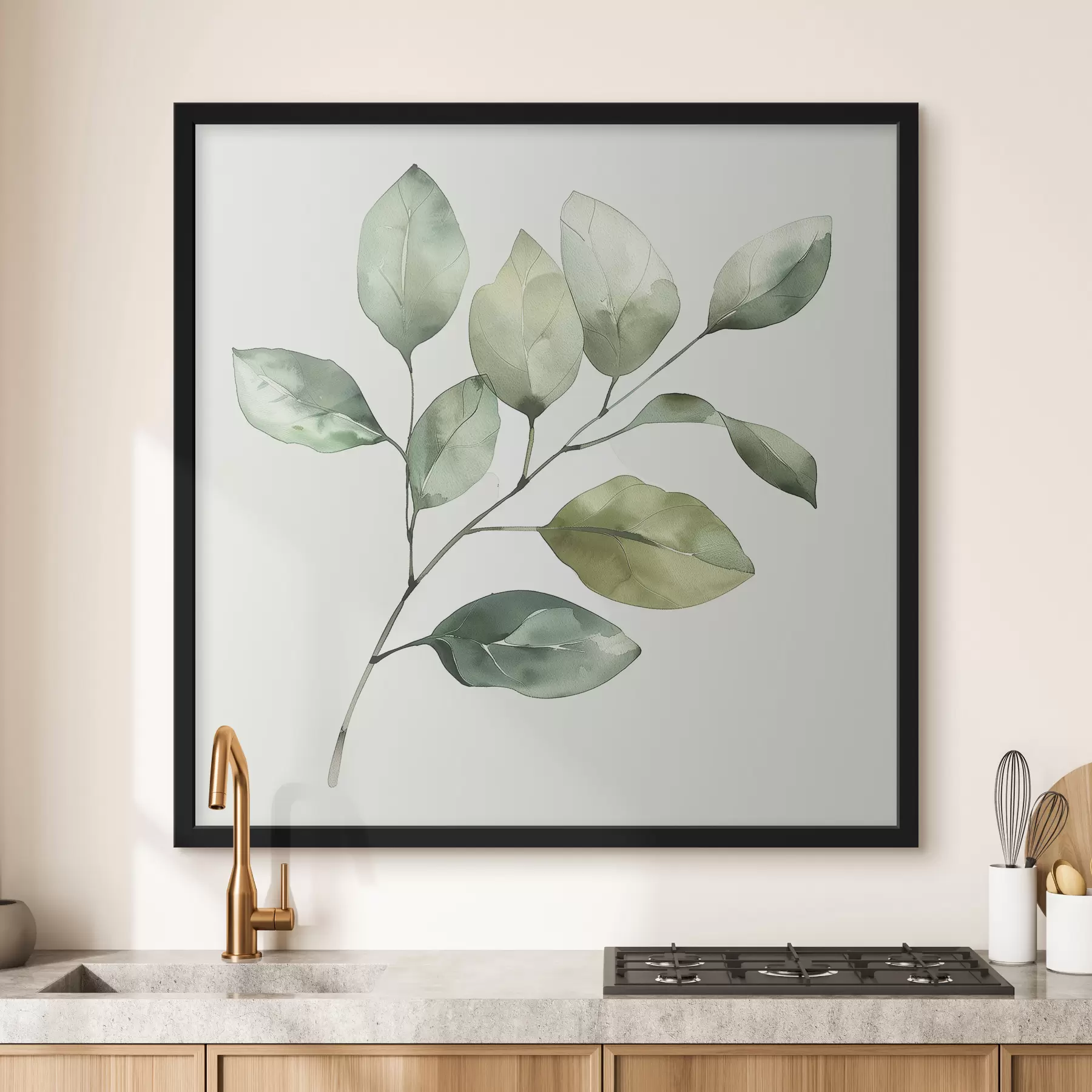 Fototapetes Akvareļu stila zariņš f40766