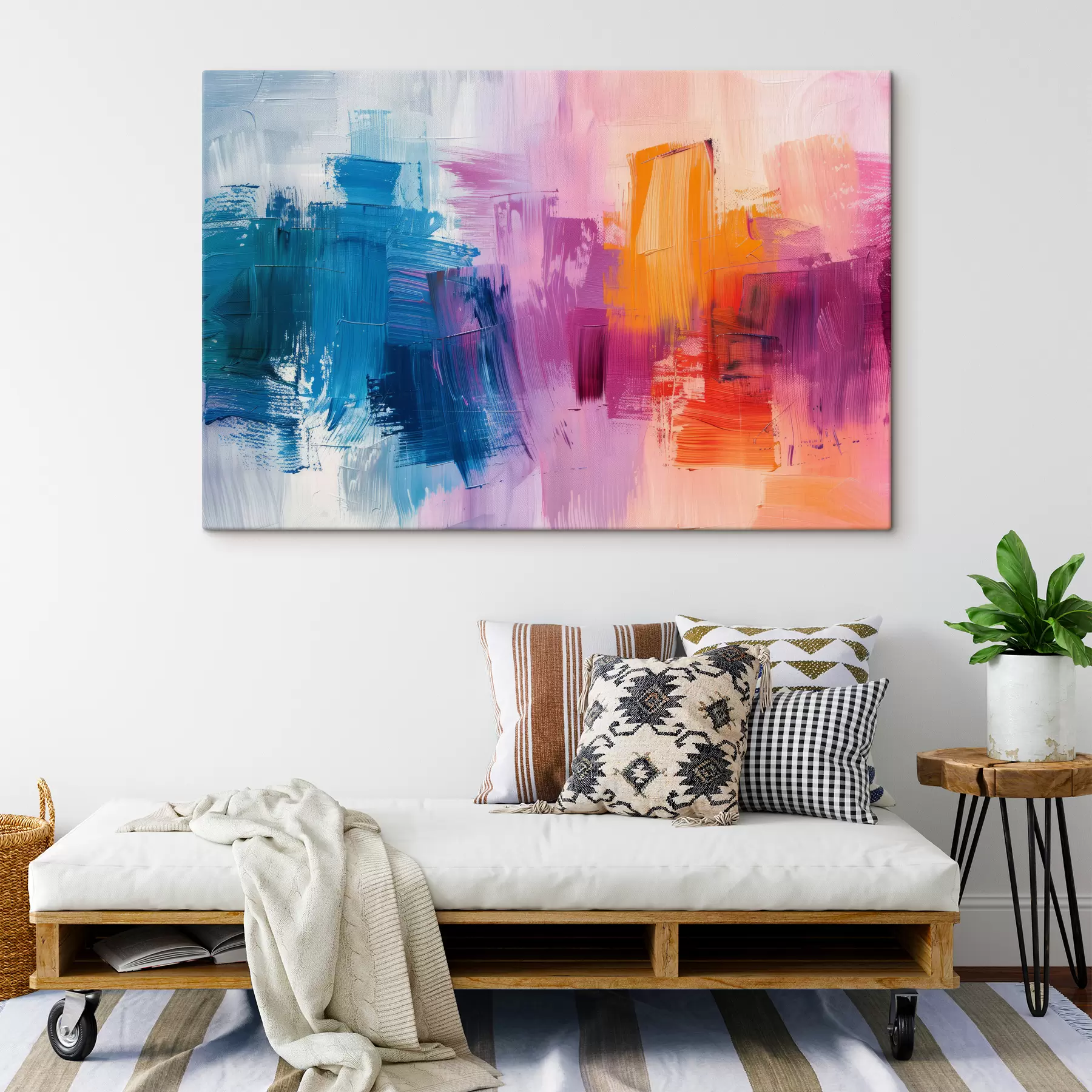 Fototapetes Gleznas triepieni, dažādas krāsas, akvarelis s40786