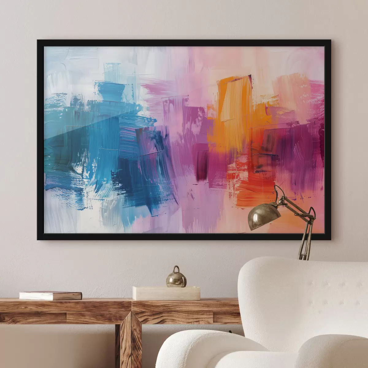 Plakāts Gleznas triepieni, dažādas krāsas, akvarelis f40786