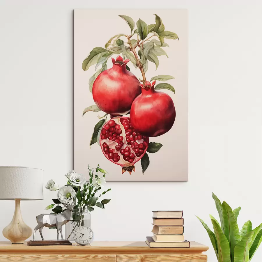 Glezna Nogatavojušies granātāboli uz zara s40884
