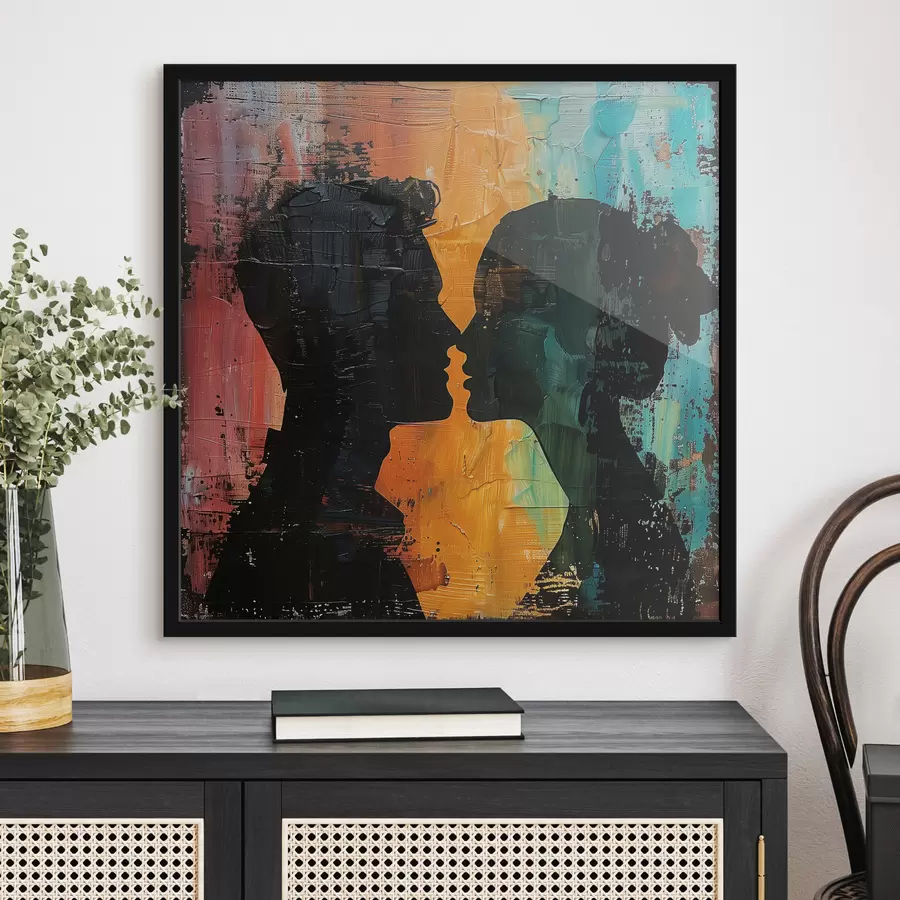 Fototapetes Pāris siluets eļļas glezna f40893