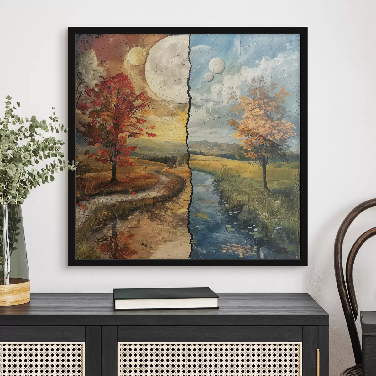 Plakāts Akvareļglezniecības gadalaiki f40923