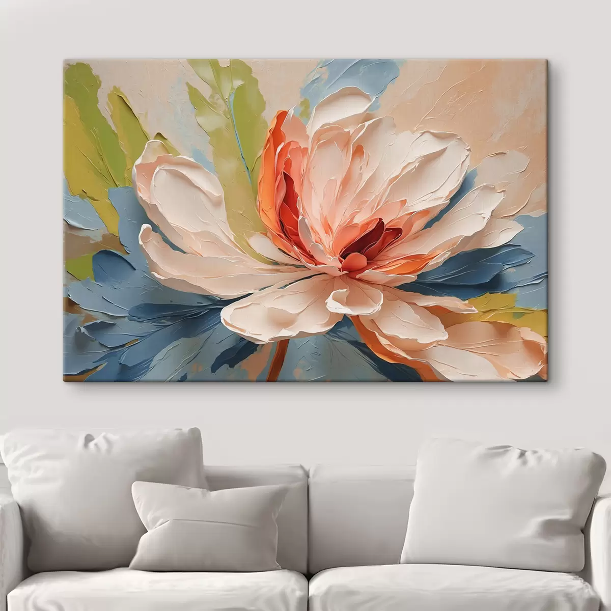 Glezna Abstrakts zieds eļļā s40856