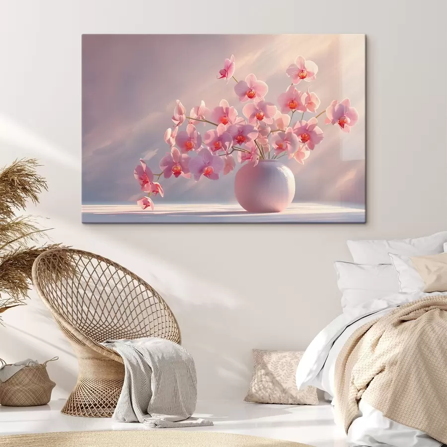 Glezna Maigas orhidejas maigā rīta gaismā s38700