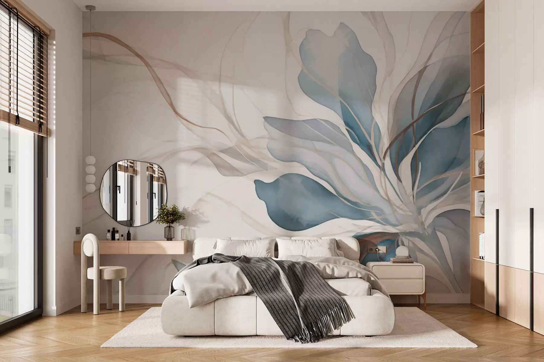 Fototapetes Delikāts liels zieds w01718