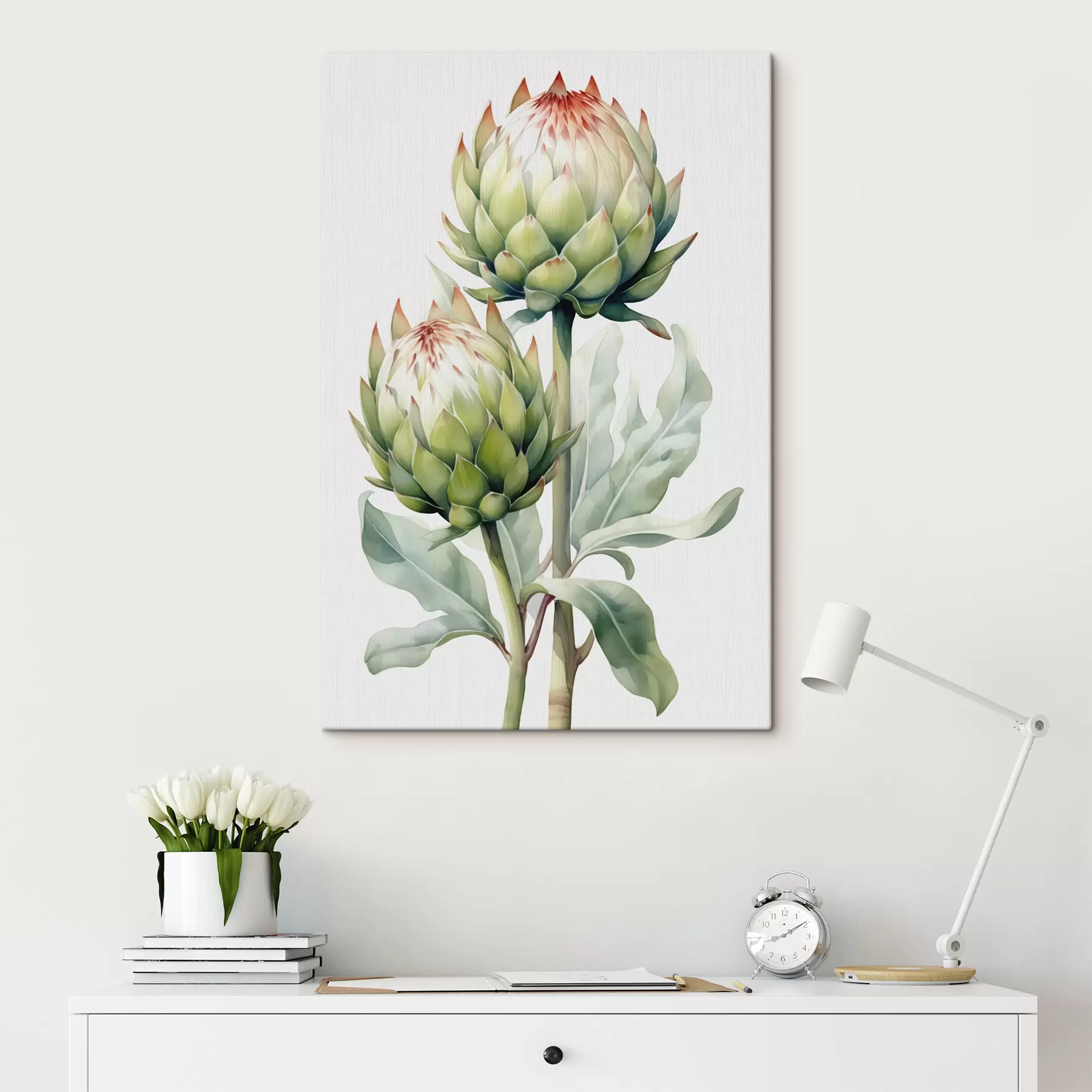 Fototapetes Artišoku zars akvarelis s41008