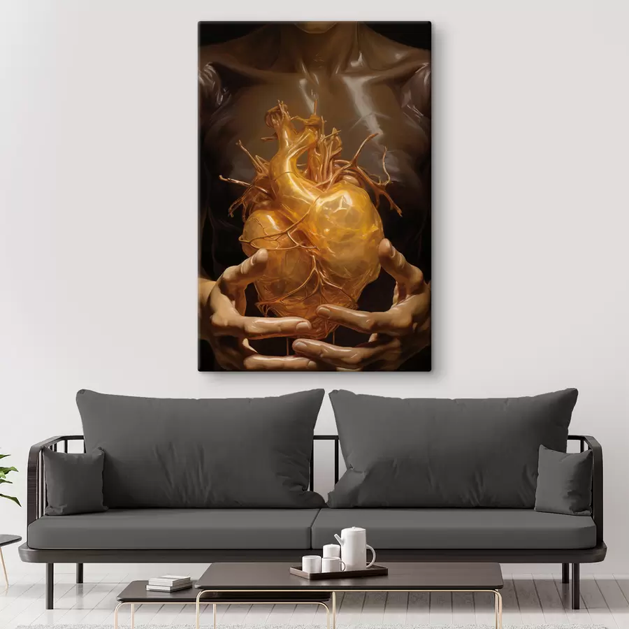 Glezna mirdzoša sirds s41144