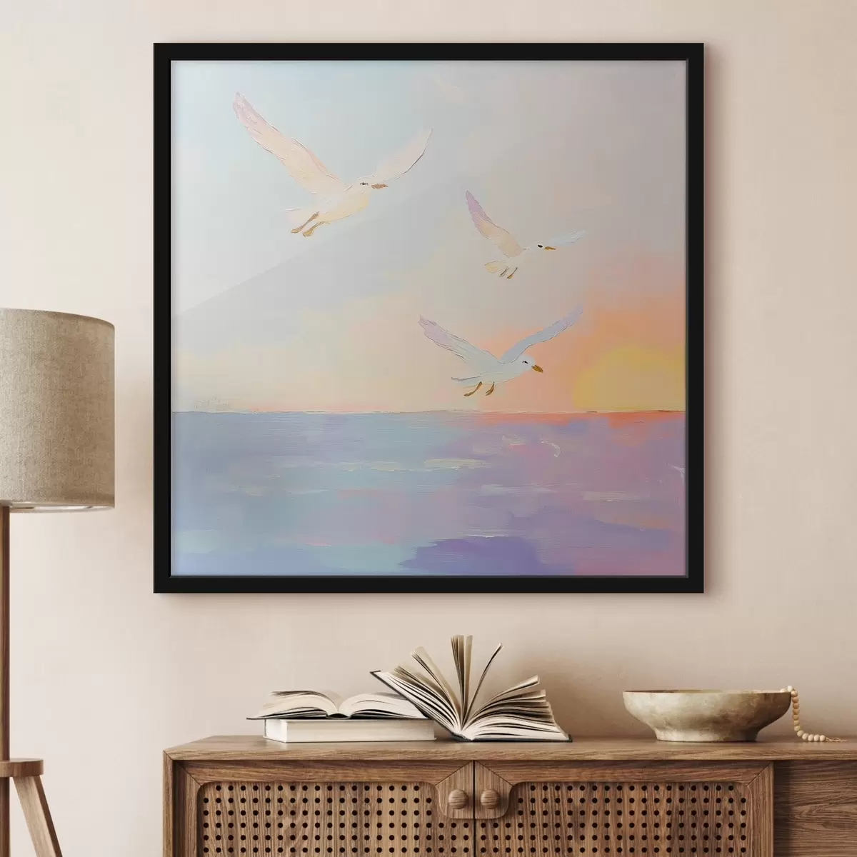 Plakāts Kaijas pie jūras f41159