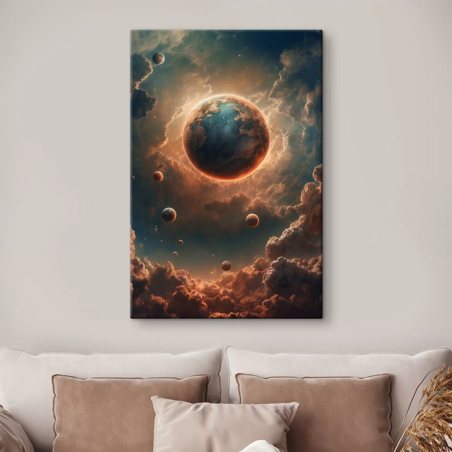 Fototapetes Planēta, kas nosedz sauli s41034