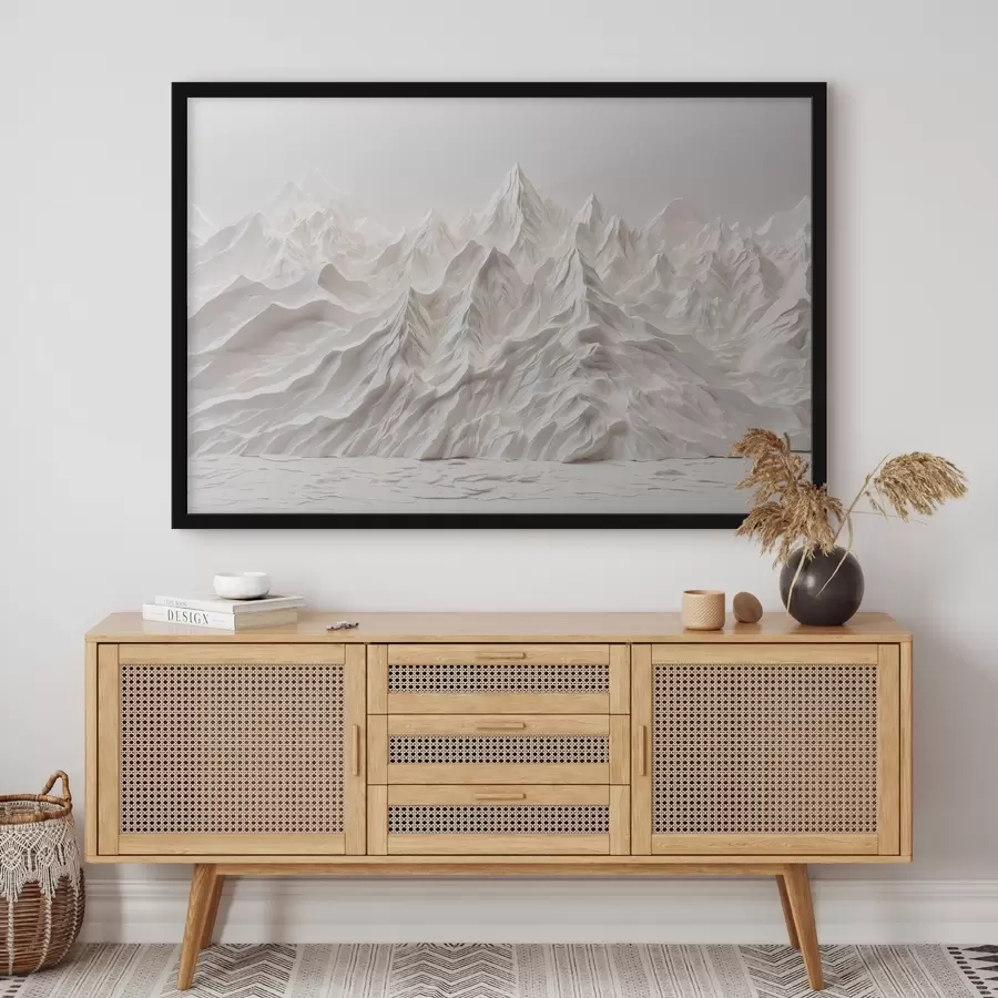 Fototapetes Balti abstrakti kalni f41037