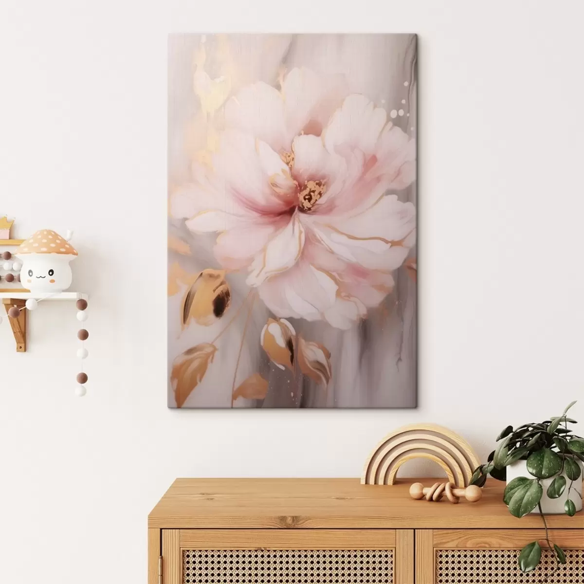 Glezna Rozā zieds s41061