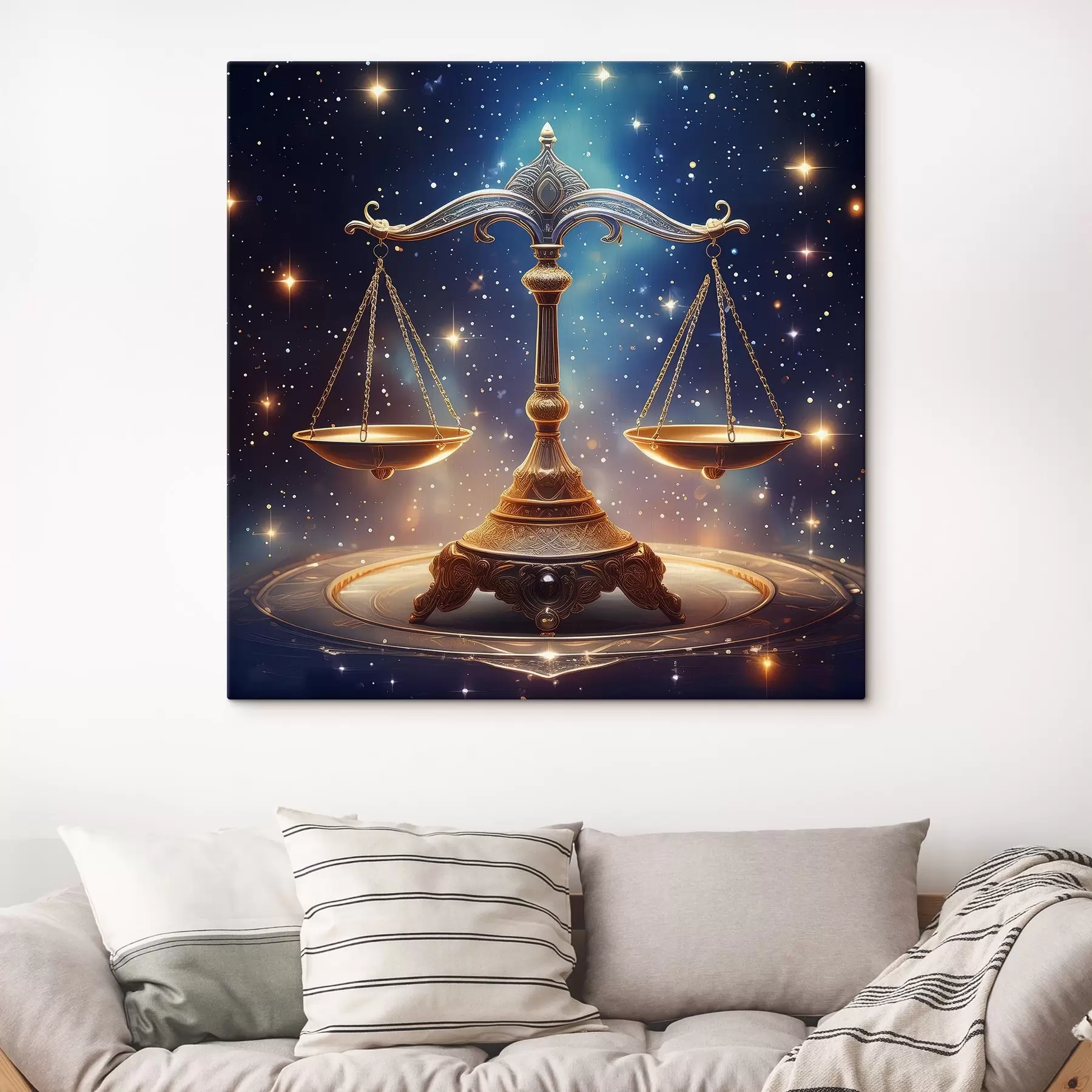 Fototapetes Kosmiskais līdzsvars visuma apskāvienā s39056