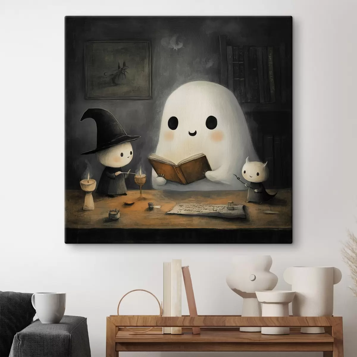 Glezna Privyd lasa grāmatu saviem draugiem s41343