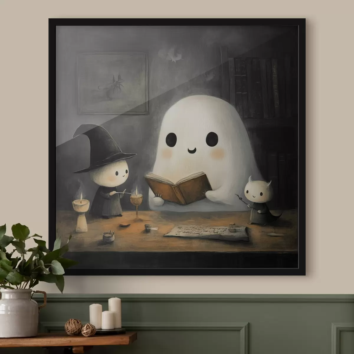 Plakāts Privyd lasa grāmatu saviem draugiem f41343