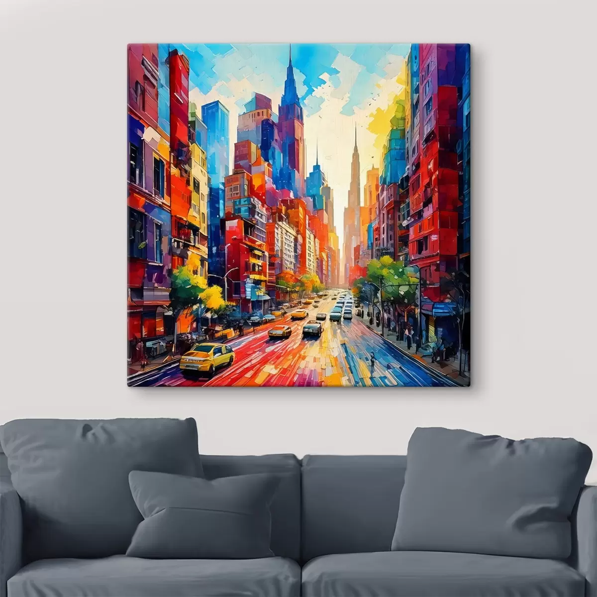 Glezna spilgta pilsēta s41408