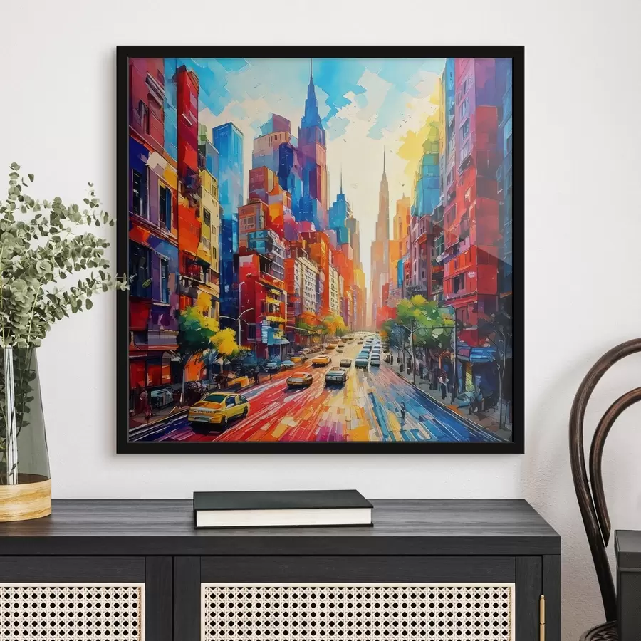 Fototapetes spilgta pilsēta f41408