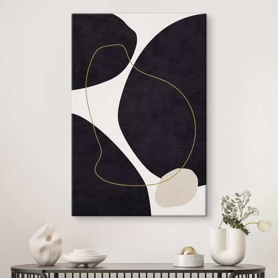 Glezna Eleganti vienkrāsas harmonijas virpuļi s36036