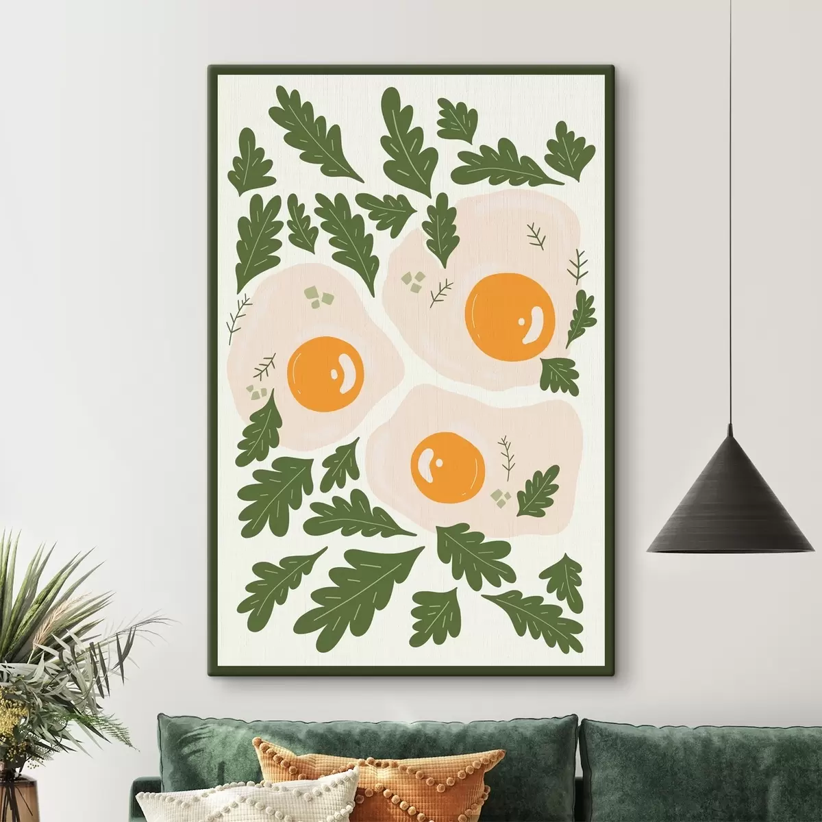 Glezna Olu un lapu attēls s36860